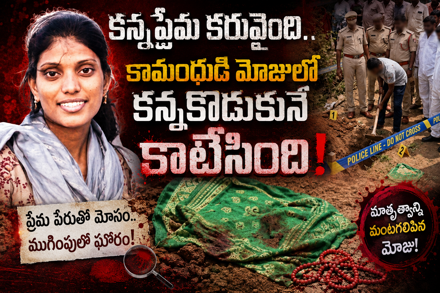 కన్నప్రేమ కరువైంది.. కామంధుడి మోజులో కన్నకొడుకునే కాటేసింది!