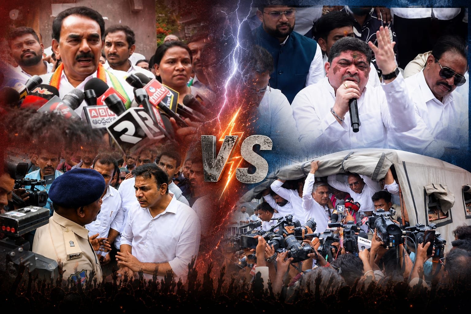 తెలంగాణ లో... సవాళ్ల రచ్చ!