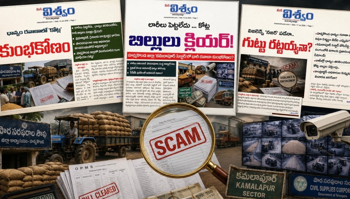 ​‘మన విశ్వం’ దెబ్బకు గుండెల్లో రైళ్లు!అధికారి కుర్చీకే ఎసరు పెట్టిన రవాణా స్కాం 
