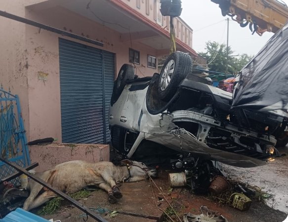 ముత్తజిపేటలో ఘోర ప్రమాదం.. ఒకరు మృతి