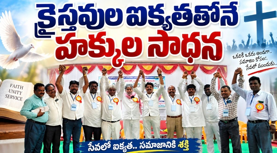క్రైస్తవుల ఐక్యతతోనే హక్కుల సాధన